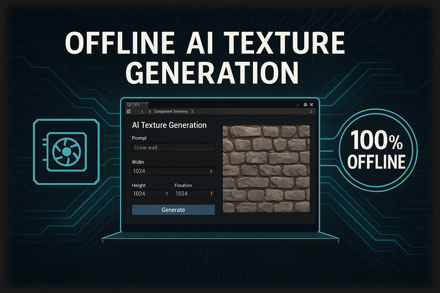 Offline AI Texture Generation in Unity